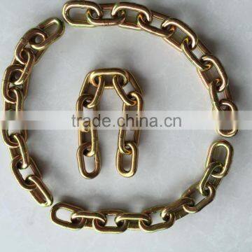 NACM96 Standard Alloy Transport Link Chain, Smooth Welded Point Link Chain,Color Galvanized Link Chain