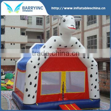 EN14960 commercial inflatable jumping castle with net ,jumping castle