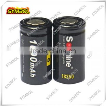 Factory price 18350 battery 3.7V 1000mAh battery li-ion battery