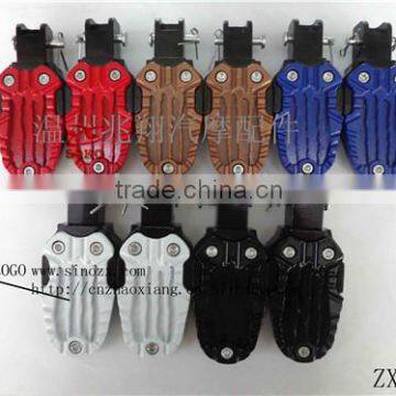 zx-762 motorcycle footrest/motorcycle tuning parts/motorcycle aluminum parts