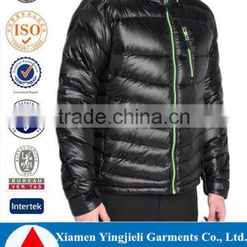 Breathable and wind resistant ripstop fabric warm down insulation best mens down jackets