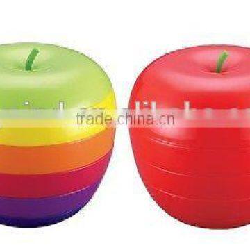 Apple Stackable Snack Plates