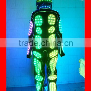 Programmed LED Robot Costumes with helmet