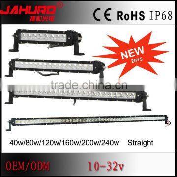 single row led light bar 4x4 off road 240w 12v waterproof 52 inch led light bar offroad light bar