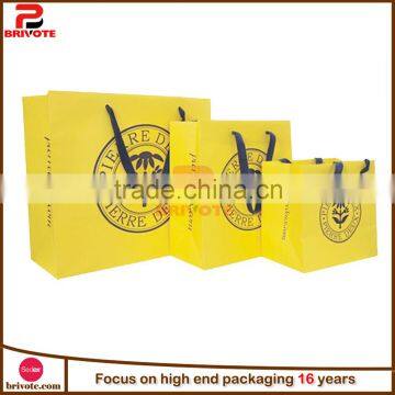 Paper Shopping Bag With 15 Years Experience/bolsa de Papel Ropa/black Matt Laminated Paper Shopping Bags photo-2