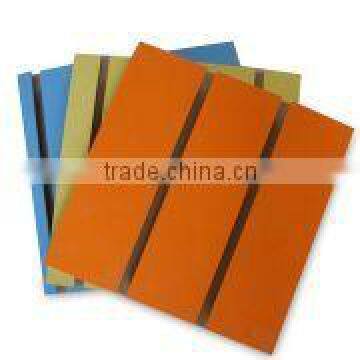 2016 Cheap Price 1220 x 2440 x 18mm Slatwall Melamine Board