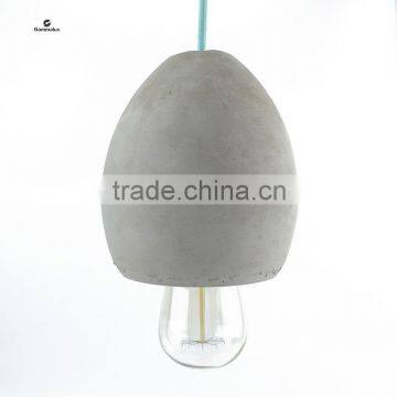 Round Concrete Pendant Lamp,E27 Elegant Concrete Pendant Lamp