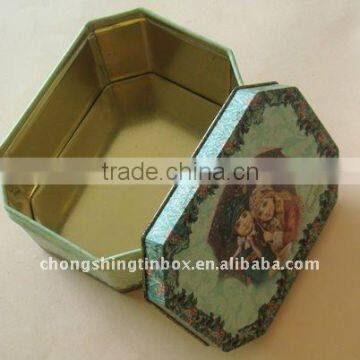 classical jewelry tin box