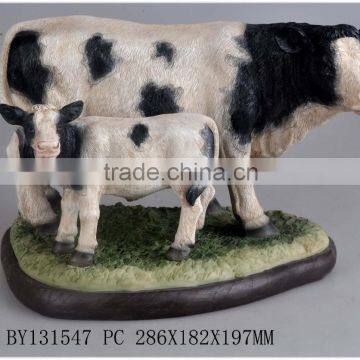 Farm Polyresin Holstein Cow Decorations