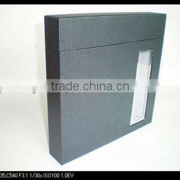 Corrugated Rigid Paper Box With Clear Window
