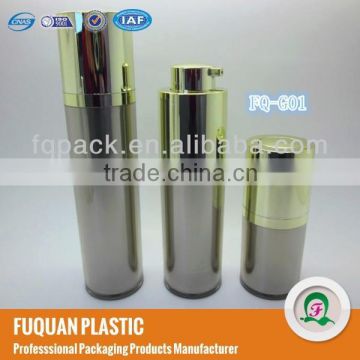 Plastic airless cosmetic pump bottle cap bottle