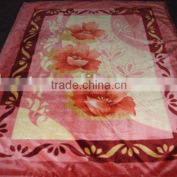 100% polyester blanket double ply