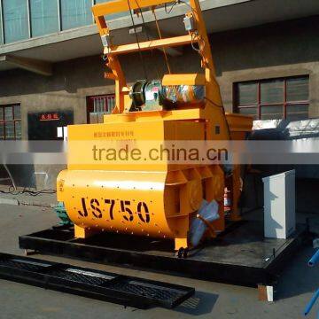 High Capacity Electric Concrete Mixer,twin-shaft Concrete Mixer,JS750 Concrete Mixer for Sale in Canada photo-2