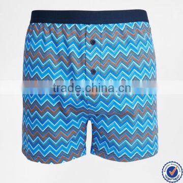 wholesale mens boxer shorts fashion man jersey zig zag print boxer shorts
