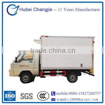 Yuling 1-2tons refrigerated cold room van truck for icecream