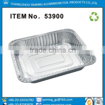 packaging tray half size aluminium foil steam table pan with foil lid