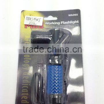 1 W LED working flashlight