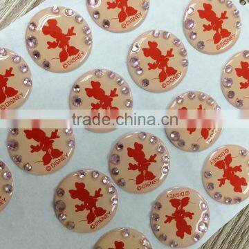 3D Epoxy Mobile Phone Home Key Stickers Adhesive Cartoon Home Button Sticker photo-3