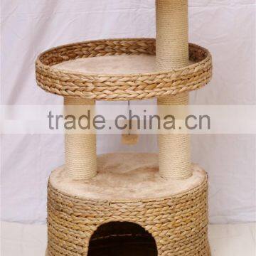 Guangzhou Canton Fair banana leaf Cat Furniture Modern Cat Tree