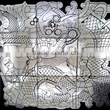 CNC cutting special aluminum Ceiling(dragon pattern)