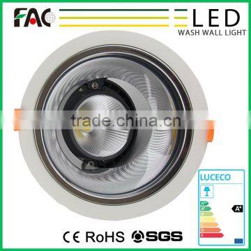 high-efficiency cob light Circular 21w led wall wash light