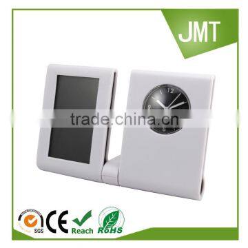 Plastic Table Clocks With Photo Frame photo-3