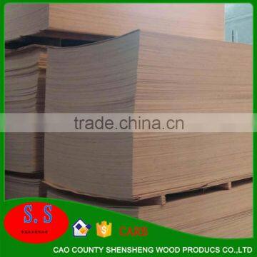 1220*2440mm Okume face Poplar Core Commercial Plywood