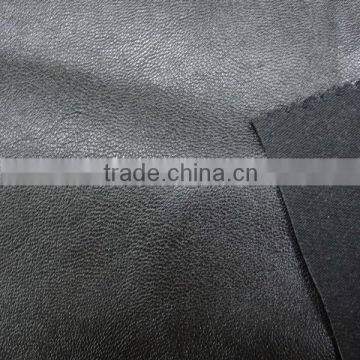 PU Leather Cloth Fabric Same With Sheep Leather Emboss