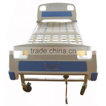 Cheap Popular ABS Bedhead 0ne Crank Manual Hospital Folding Bed photo-4