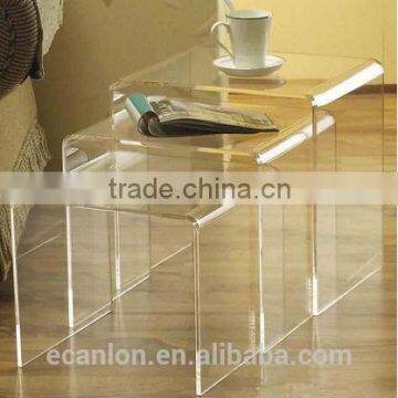 wholesale transparent clear acrylic bench for bathroom