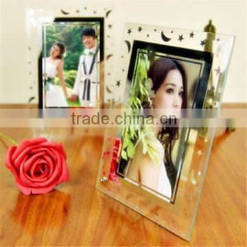 fashionable crystal photo frame for couple or gifts ,home decoration