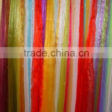 shiny organza fabric for decoration