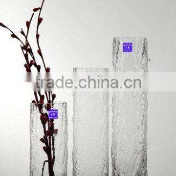 delicate ground glass vase