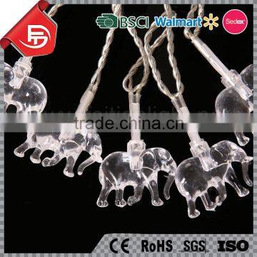TZFEITIAN Warm White IP44 Waterproof Elephant String Lights Outdoor Decor photo-5