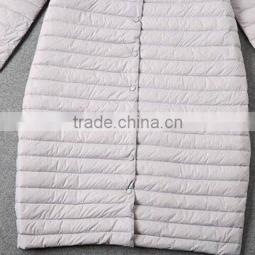 2016 Cheap Knee Length Ladies Ultralight Warm Down Coat for Winter photo-3