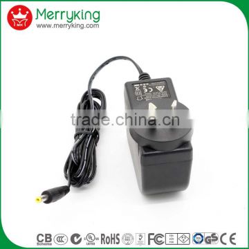 Set top box power ac adapter 18V1300mA AU plug 24W switching power supply with free samples