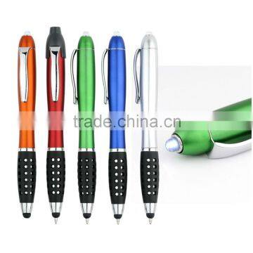 online wholesale plastic promotional gift multi clolor light up pen led plastic light pen