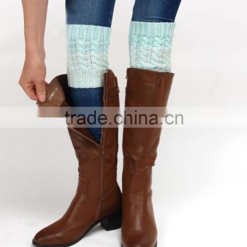 Knitted Leg Warmers, new style loom knitting women leg warmer, women open knit leg warmers