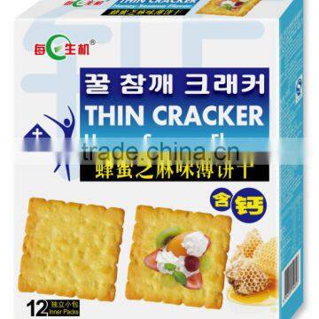 MEIRISHENGJI--280G Thin Cracker(honey sesame Flavor)