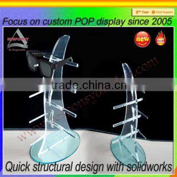 High quality acrylic sunglass stand for optical display