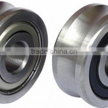 High speed spindle V groove bearing AS1129 for covering machines