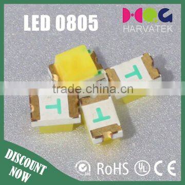 led surface mounting package 7000-11000K white led smd 0805