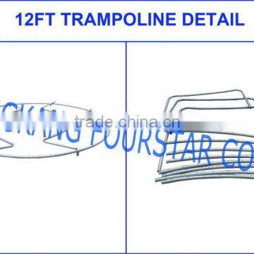 12FT Gymnastic Folding Trampoline Outdoor Jumping Trampoline photo-6