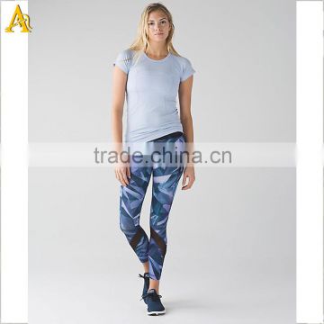 hot sale wholesale printed gym leggings, sport fitness leggings