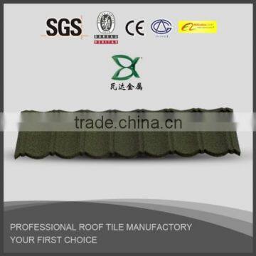 HOUSE DECORATION STONE COATED METAL ROOF TILE