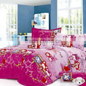 100% polyester bedding sets,simple duvet cover,cartoon bedding set