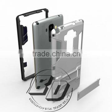 New Design Classical Shockproof Steel Small Kickstand Case TPU+PC 2 in 1 Case For LG G4 Pro Lg g4 Note Hard Case Fast Delivery photo-3