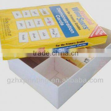 Full Color Printing Paper Display Box with Dividers
