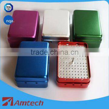 120-Holes Autoclavable B006 Dental Disinfection Box for burs Sterilization/Endo box