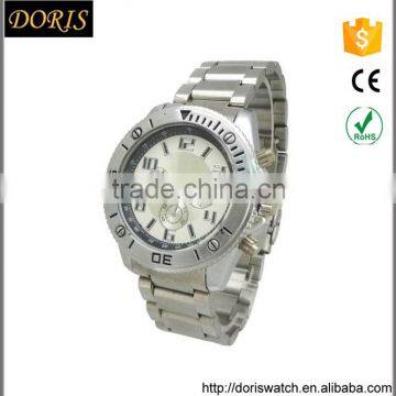 Slim stone quartz sport watch with Japan quartz movement